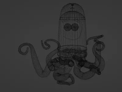 Mark Chang Low-poly 3D model