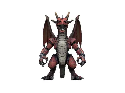 Dragon Cyborg Low-poly 3D model