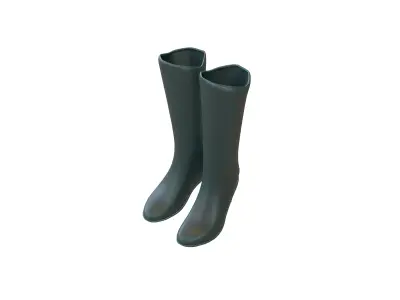 Knee Boots V1 008 Low-poly 3D model