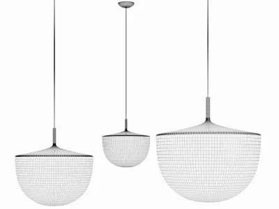 Fontana Arte Cheshire Suspension Lamp by Gam Fratesi 3D model