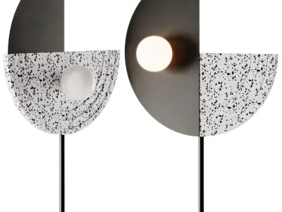 Robin Regina Side Floor Lamp 3D model