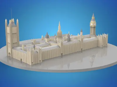 Westminster Hall 3D model
