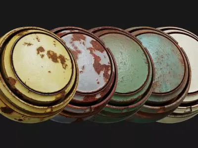 Painted Metal Substance Smart Materials - Vol 1 Texture