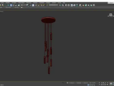 Basalt Nine Pendant Low-poly 3D model