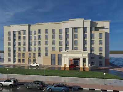Hotel 3D model buy