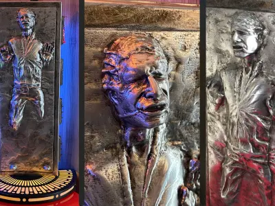 Solo in carbonite HQ 3D printable 1-4 Scale 62cm 3D print model