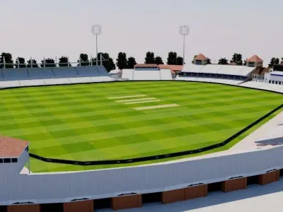 Trent Bridge Cricket Ground - Nottingham 3D model