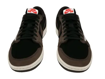 Air jordan 1 X Travis scott low OG TS SP 3D model