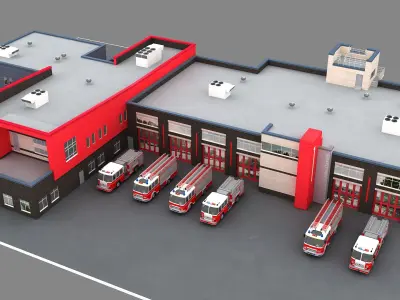  Fire Station Building 