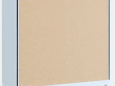 IDANAS Element with folding doors Low-poly 3D model