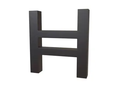 Hedera Coin v2 002 Low-poly 3D model