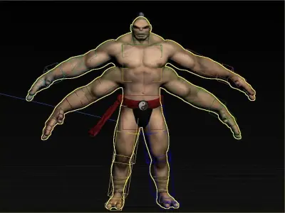 GORO FAN REMAKE 3D model