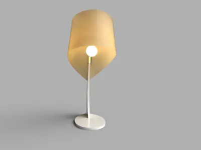 modern table lamp 3D model order