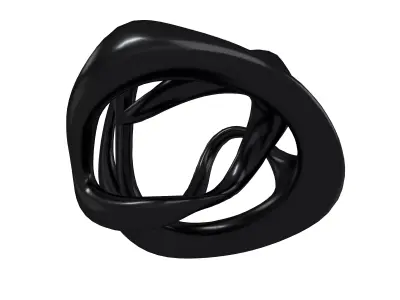 Abstract Shape v23 001 Low-poly 3D model