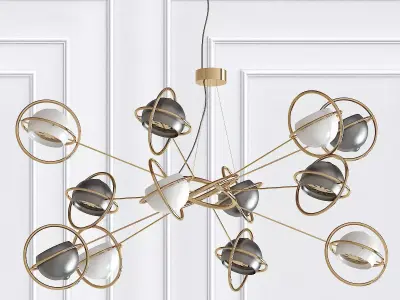 Cosmo stella chandelier 3D model