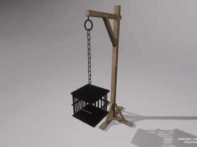 Game Ready  Fantasy Cages Pack Low-poly 3D model