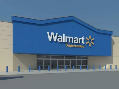 Walmart Supercenter 3D model