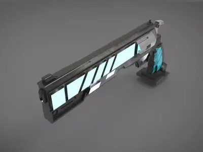 scifi weapon type II 3D print model