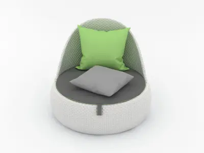 Dedon Dala Chair 3D model