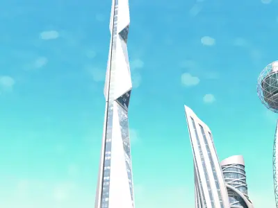 Future City 1 and 2 Collection 3D model