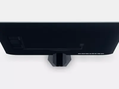 85 Samsung QE85Q80C Low-poly 3D model