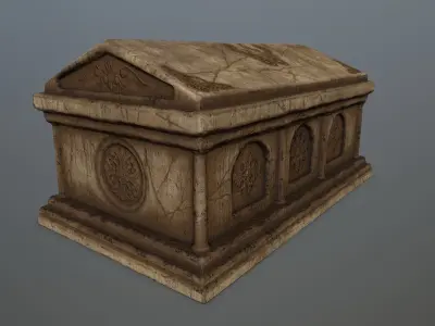 tomb 1 Low-poly 3D model