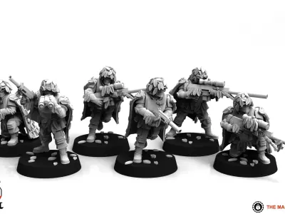 Universal Guard - Skirmisher Builder 3D print model