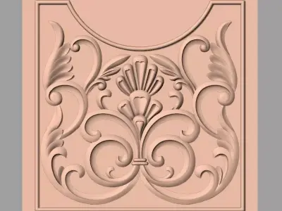 Artcam Aspire 3D relief models STL Files used for CNC E637 3D model