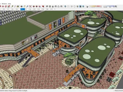 Sketchup Shopping Center D5 3D model