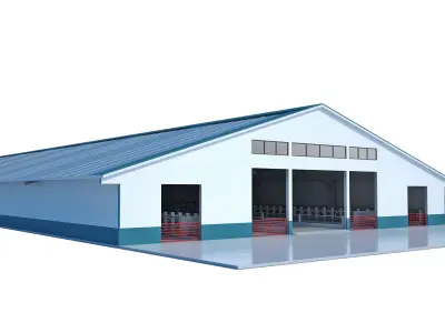 Farmer building collections 3D model