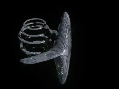 Alien Spacecity 3D model