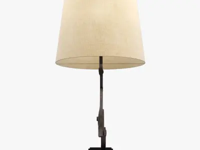 Restoration Hardware  18th wall anchor table lamp Low-poly 3D model