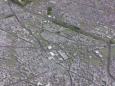 Gurugram Low-poly 3D model