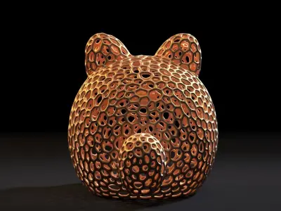 Cat ball Meowth 3D print model