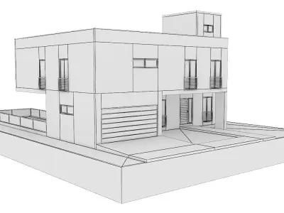 Modern House 16 3D model
