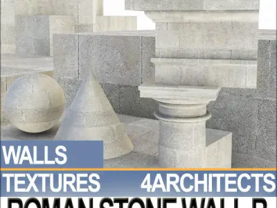 Roman Stone Wall B Aosta Texture