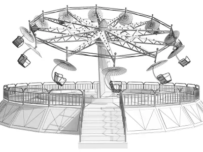 Twister Ride 3D model