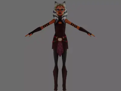 Clone Wars Ahsoka Tano 3D model
