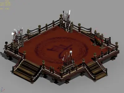 Song dynasty-East City-Arena 3D model