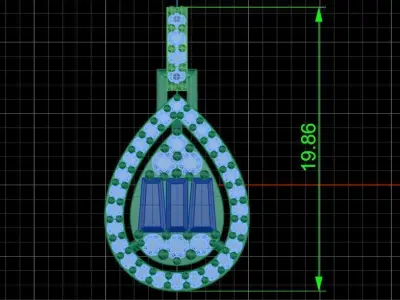 Pendant 0059 3D print model