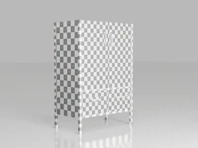 IDASEN  Cabinet with doors Free 3D model