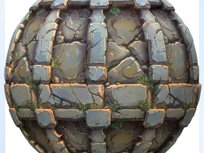 Stylized Wall Seamless Texture Texture 3