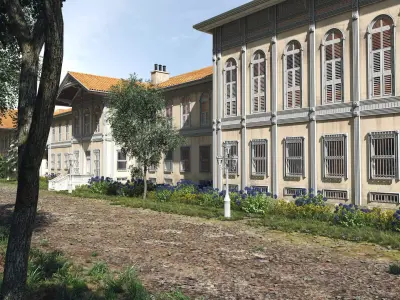 YILDIZ PALACE SALE KIOSK 3D model