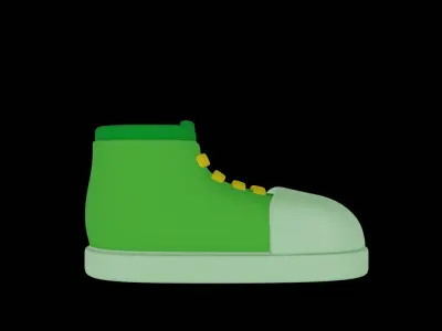  Kids Shoes  Free 3D model