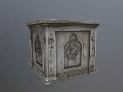 column Low-poly 3D model