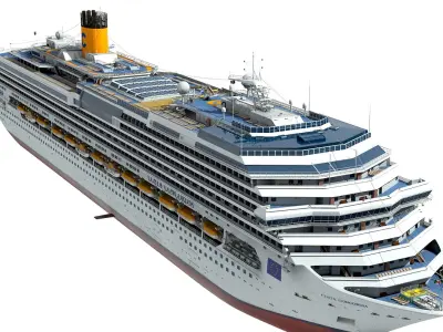  Costa Concordia Cruise Ship 