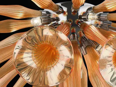 89109x Bardano Lightstar Ceiling Lamp 3D model