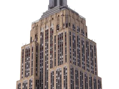 Empire State Building Low-poly 3D model