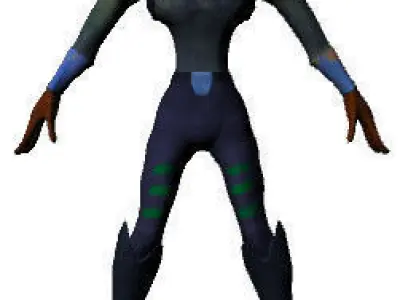 Horse Face Low-poly 3D model