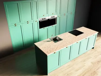 14-Kitchen2 matte 2 3D model